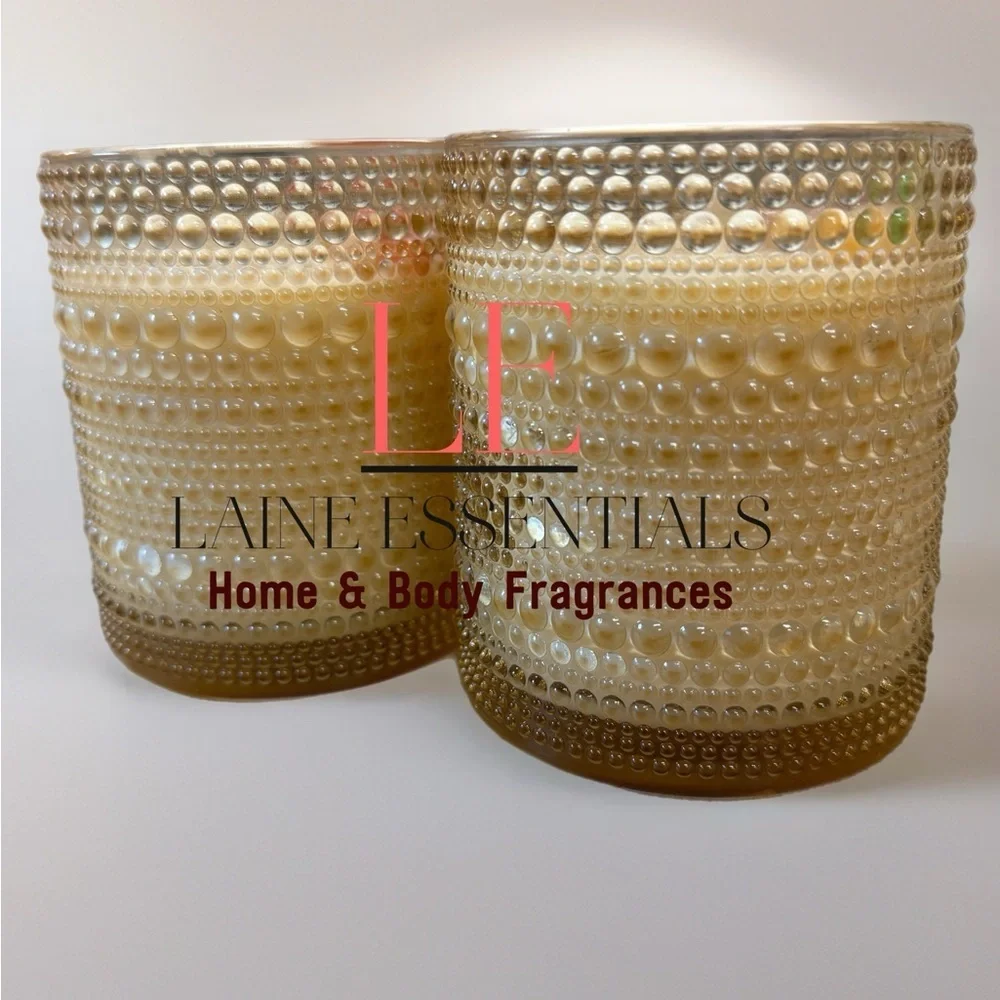 2 Non Toxic Beaded Scented Candle